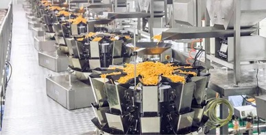 Potato Chip Centralized Feeding and Packaging System
