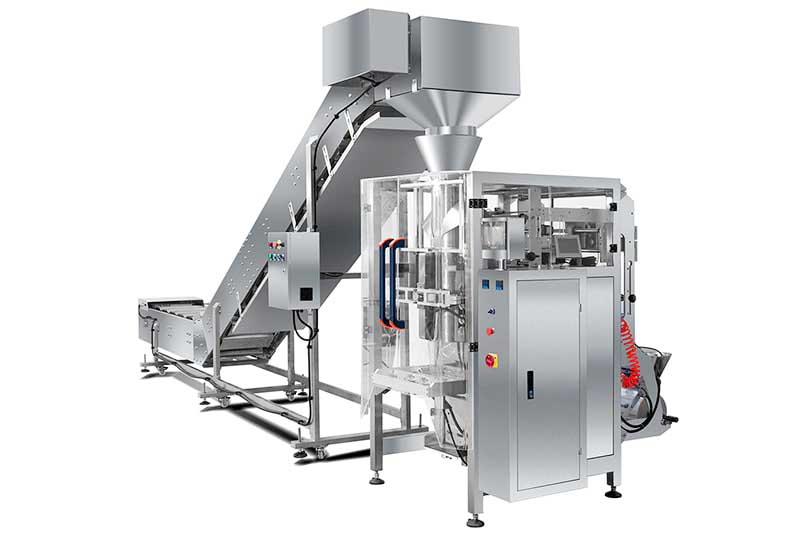 Semi-Automatic Packaging Machine With Chain Bucket